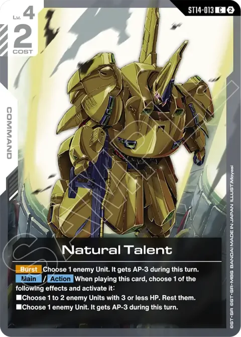 Natural Talent (ST14-013)