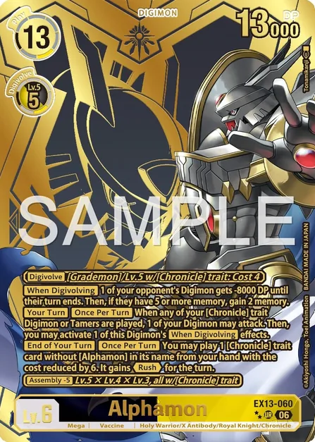 Alphamon (EX13-060)