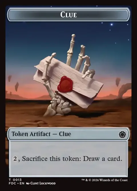 Spirit Token (W 1/1) // Clue Token