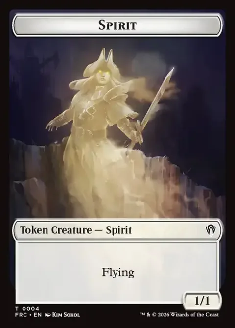 Spirit Token (W 1/1) // Jace Token