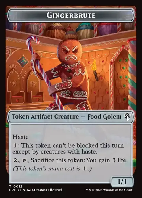 Gingerbrute Token (A 1/1) // Myr Token (A 1/1)
