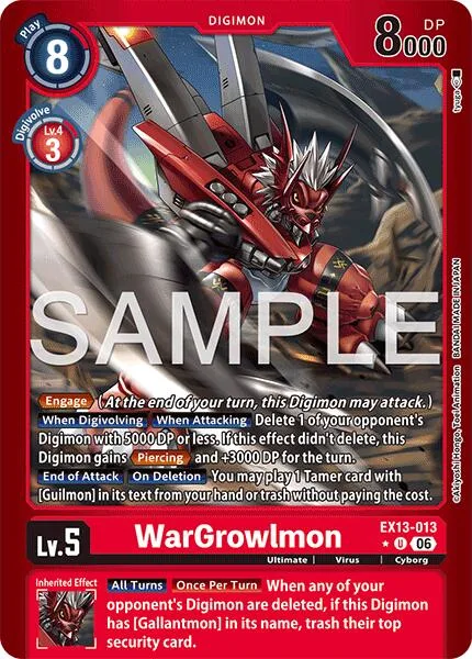 WarGrowlmon (EX13-013)