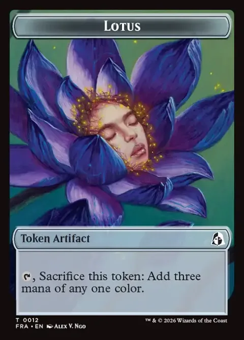 Dragon Token (R 5/5) // Lotus Token