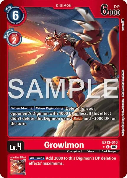 Growlmon (EX13-010)