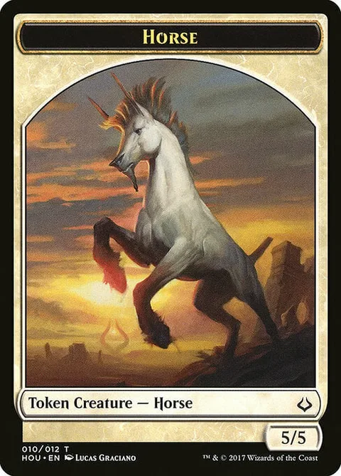 Horse Token (White 5/5)