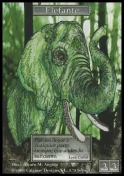 Elephant Token (Green 3/3)