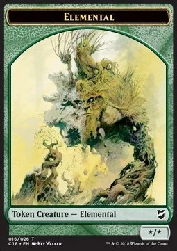 Elemental Token (G */*) // Thopter Token (A 1/1)