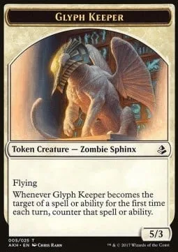 Glyph Keeper Token / Warrior Token (W 1/1 Vigilance)
