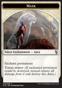 Mask Token // Beast Token (Green 5/5)
