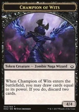 Champion of Wits Token / Warrior Token (W 1/1 Vigilance)