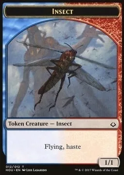 Insect Token (UR 1/1) / Warrior Token (W 1/1 Vigilance)