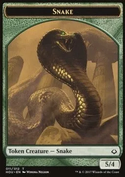 Snake Token (G 5/4) / Zombie Token (B 2/2)