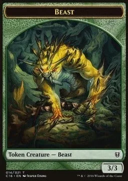 Beast Token (G 3/3) / Ogre Token (R 3/3)