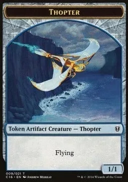 Thopter Token (U 1/1) / Daretti, Scrap Savant Emblem