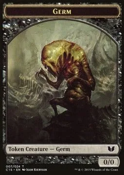 Germ Token (B 0/0) / Frog Lizard Token (G 3/3)