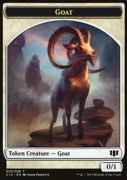 Goat Token (W 0/1) / Wurm Token (A 3/3 Lifelink)