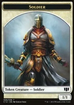 Soldier Token (W 1/1) / Spirit Token (W 1/1)