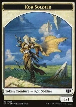 Kor Soldier Token (W 1/1) / Pegasus Token (W 1/1)