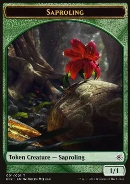 Saproling Token (G 1/1) // Treasure Token