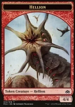 Hellion Token (R 4/4) / Zombie Token (B 2/2)