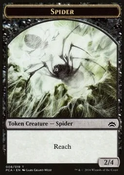 Spider Token (B 2/4) / Saproling Token (G 1/1)