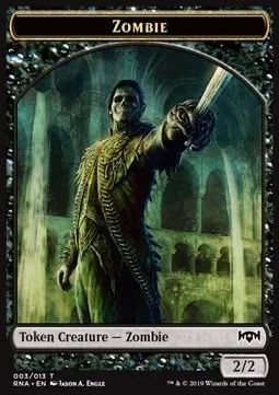 Zombie Token (Black 2/2)
