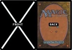 Black Foil -White Cross Filler Card