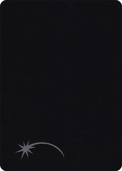 Black Square Corner Foil Star  Filler Card