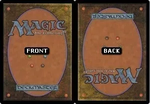 MTG Back/MTG Reversed Back Round Corner Filler Card