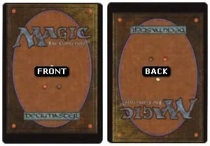 MTG Back/MTG Reversed Back Misprint Round Corner Filler Card