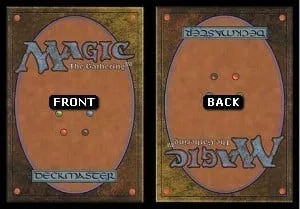 MTG Back/MTG Reversed Back Square Corner Filler Card