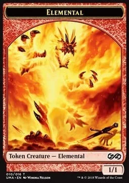 Elemental Token (Red 1/1)