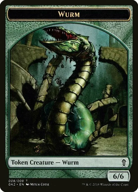 Wurm Token (Green 6/6)