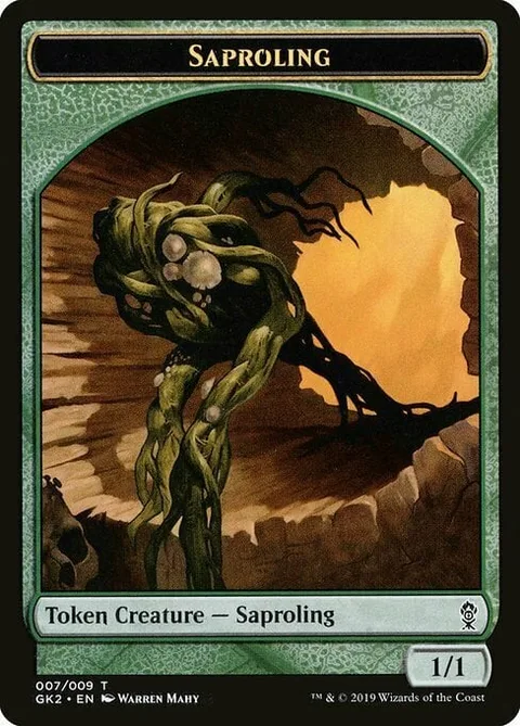 Saproling Token (Green 1/1)