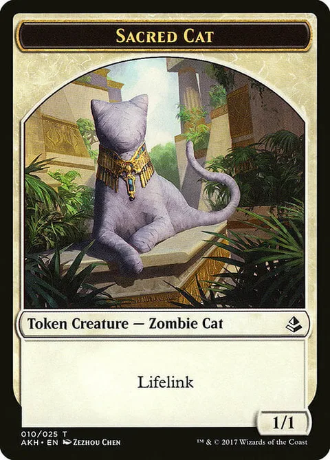 Sacred Cat Token (White 1/1)