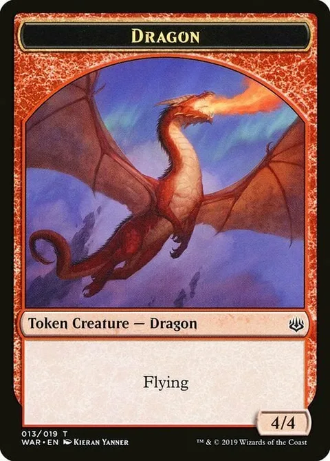 Dragon Token (Red 4/4)