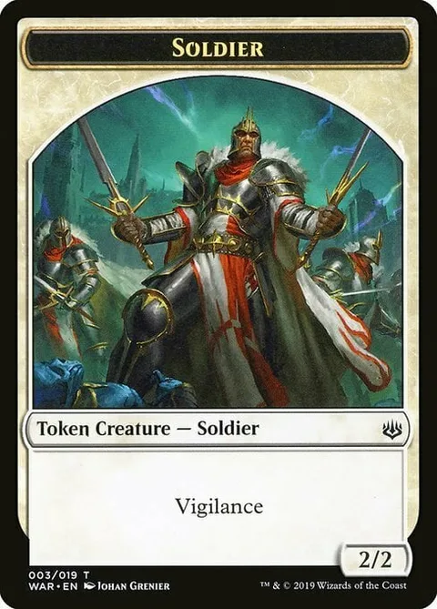 Soldier Token (White 2/2)