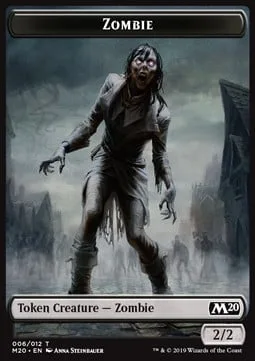 Zombie Token (Black 2/2)