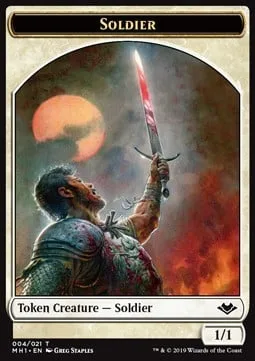 Soldier Token (W 1/1) // Construct Token (A 0/0)