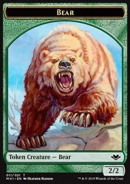 Bear Token (G 2/2) // Spirit Token (WB 1/1)