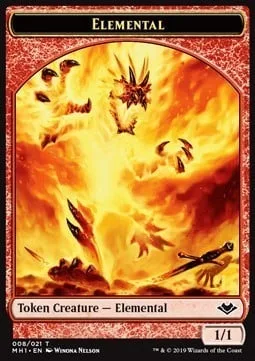 Elemental Token (R 1/1) // Serra the Benevolent Emblem