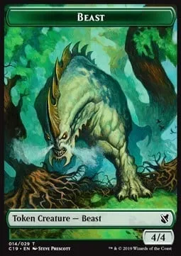 Beast Token (G 4/4) // Wurm Token (G 6/6)