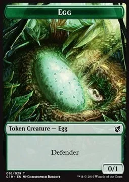 Egg Token (G 0/1) // Rhino Token (G 4/4)