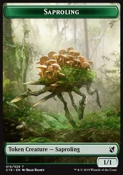 Saproling Token (G 1/1) // Morph Token (C 2/2)