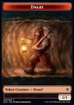 Dwarf Token (R 1/1) // Food Token