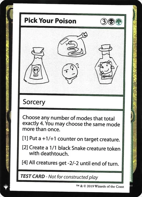 Pick Your Poison [PLAYTEST]
