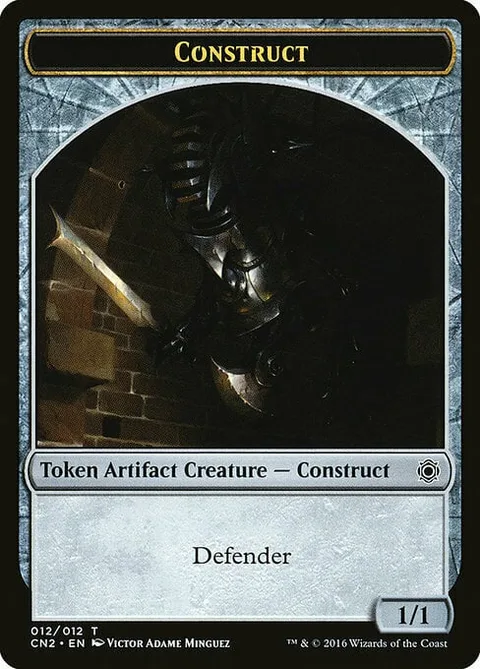 Construct Token (Artifact 1/1 Defender)