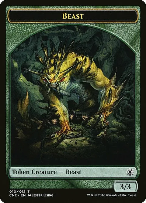 Beast Token (Green 3/3)