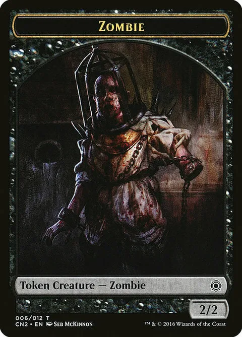 Zombie Token (Black 2/2)