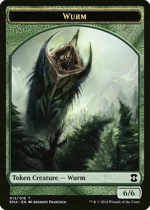 Wurm Token (Green 6/6)